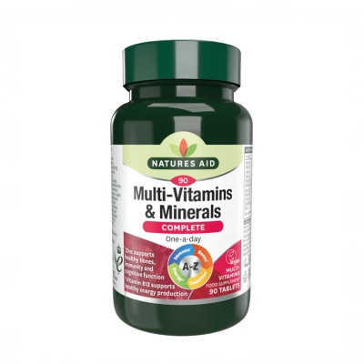 Natures Aid Complete Multi Vitamins & Minerals 90 tabs (Better Than Half Price)